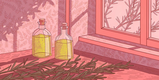 A bottle of CBD olive oil next to a CBD tincture, comparing the two wellness options.