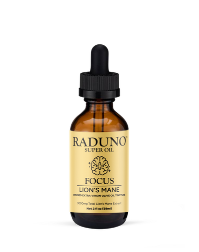 FOCUS - Mushroom Infused Extra Virgin Olive Oil Tincture