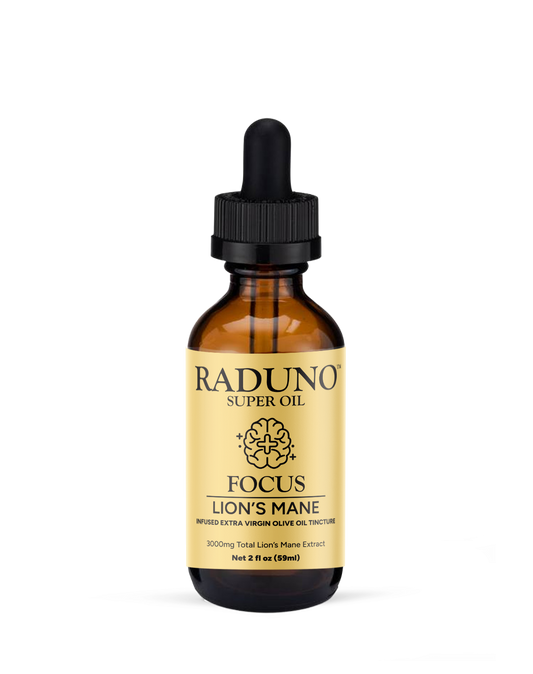 FOCUS - Mushroom Infused Extra Virgin Olive Oil Tincture