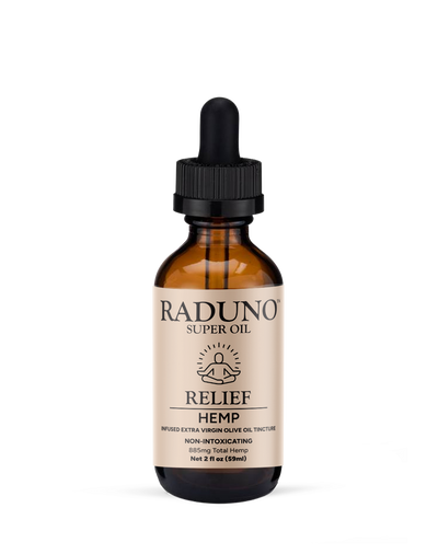 RELIEF - Hemp Infused Extra Virgin Olive Oil Tincture