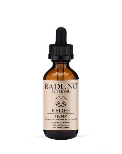 RELIEF - Hemp Infused Extra Virgin Olive Oil Tincture