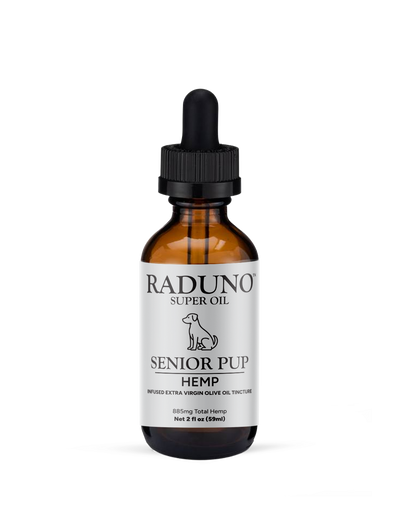SENIOR PUP - CBD | CBG Infused Extra Virgin Olive Oil Tincture for Pets
