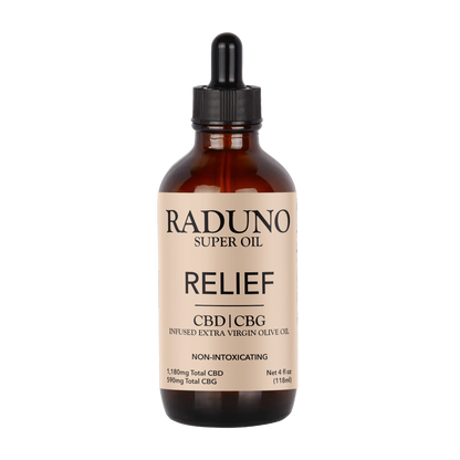 CBD CBG Infused extra virgin olive oil - Relief